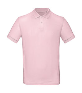 Polo bio homme publicitaire | Inspire Polo  men Orchid Pink