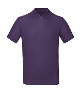 Polo bio homme publicitaire | Inspire Polo  men Radiant Purple