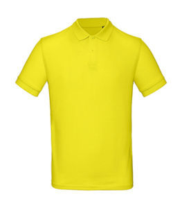 Polo bio homme publicitaire | Inspire Polo  men Solar Yellow