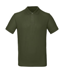 Polo bio homme publicitaire | Inspire Polo  men Urban Khaki