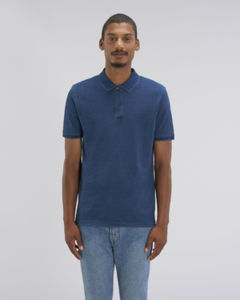 Polo denim homme  | Stanley Dedicator Denim Mid Washed Indigo