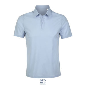 Polo jersey personnalisé | Oscar Men Bleu léger