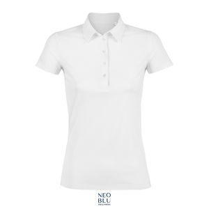 Polo jersey personnalisé | Oscar Women Blanc optique