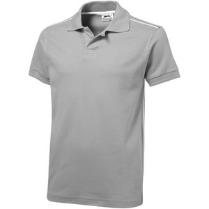 Polo personnalisé manches courtes Backhand Gris