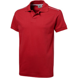 Polo personnalisé manches courtes Backhand Rouge