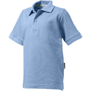 Polo publicitaire manches courtes enfant Forehand Bleu clair