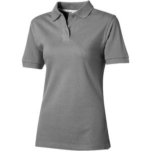Polo publicitaire manches courtes femme Forehand Gris