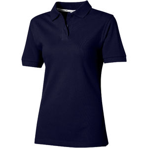 Polo publicitaire manches courtes femme Forehand Marine