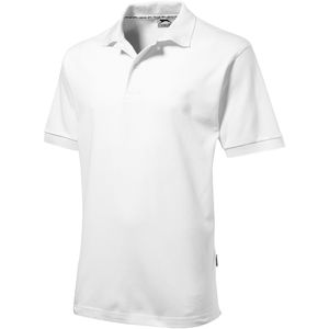 Polo personnalisé manches courtes pour hommes Forehand Blanc