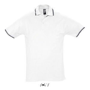 Polo personnalisé homme | Practice Blanc