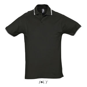 Polo personnalisé homme | Practice Noir