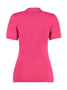 Polo publicitaire femme manches courtes col en v | Horwood Raspberry