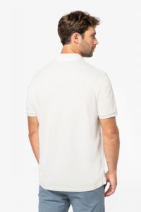 Polo personnalisé bio maille piquée homme 3