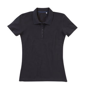 Polo publicitaire femme manches courtes | Hanna Polo Women Black Opal