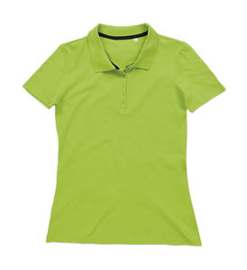 Polo publicitaire femme manches courtes | Hanna Polo Women Green Flash