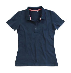 Polo publicitaire femme manches courtes | Hanna Polo Women Marina Blue