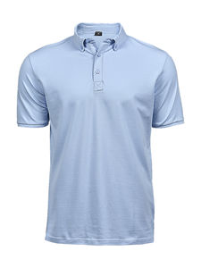 Polo personnalisé homme manches courtes | Ryggur Light Blue