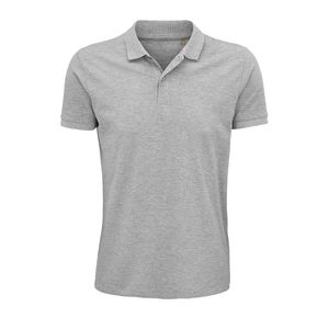 Polo personnalisable | Planet Men Gris chiné