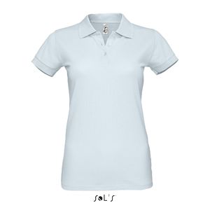 Polo personnalisé femme | Perfect Women Bleu crémeux