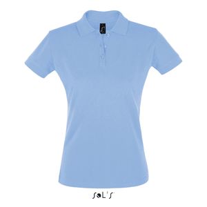 Polo personnalisé femme | Perfect Women Ciel