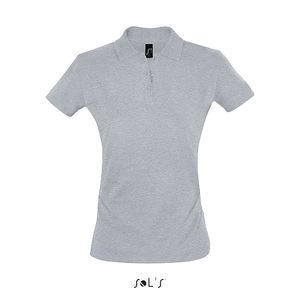Polo personnalisé femme | Perfect Women Gris chiné