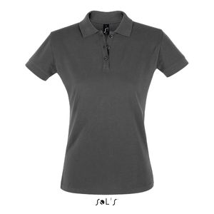 Polo personnalisé femme | Perfect Women Gris foncé