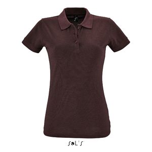 Polo personnalisé femme | Perfect Women Oxblood chiné