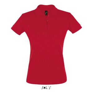 Polo personnalisé femme | Perfect Women Rouge