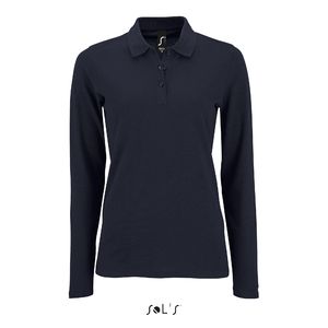 Polo personnalisé piqué femme | Perfect LSL Women French marine