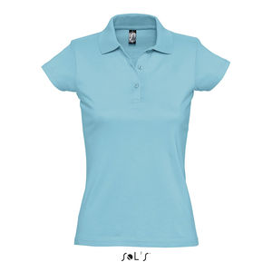 Polo personnalisé femme | Prescott Women Bleu atoll