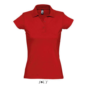 Polo personnalisé femme | Prescott Women Rouge