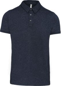 Polo personnalisé | Variegated French navy heather