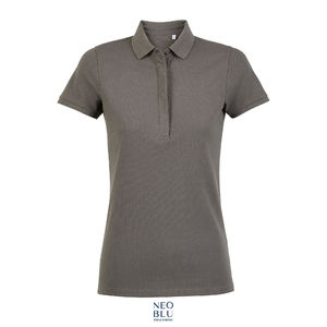 Polo Piqué publicitaire | Owen Women Gris léger