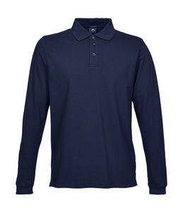 Polo personnalisé homme manches longues | Rituvik Navy