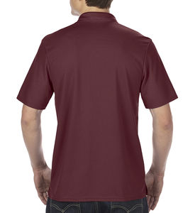 Polo publicitaire homme manches courtes | Sarnia Maroon