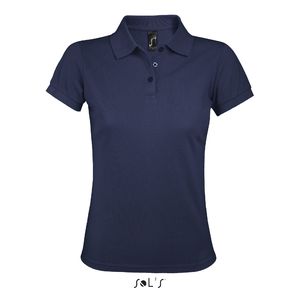 Polo personnalisé femme polycoton | Prime Women French marine