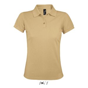 Polo personnalisé femme polycoton | Prime Women Sable