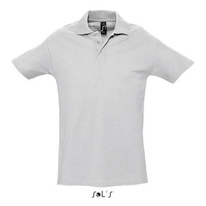 Polo publicitaire homme | Spring II Blanc chine