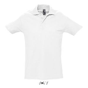 Polo publicitaire homme | Spring II Blanc