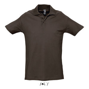 Polo publicitaire homme | Spring II Chocolat