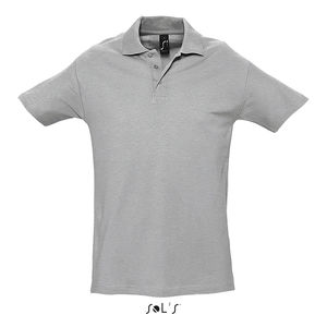 Polo publicitaire homme | Spring II Gris chiné