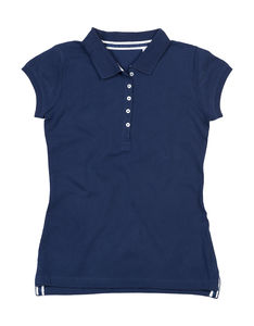 Polo personnalisé cintré femme manches courtes | Newland Swiss Navy