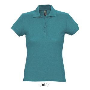 Polo publicitaire femme | Passion Bleu canard