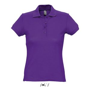 Polo publicitaire femme | Passion Violet foncé