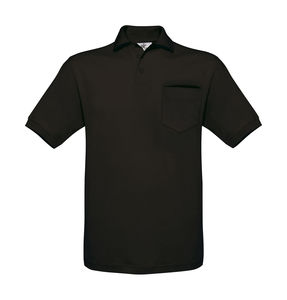 Polo publicitaire manches courtes | Safran Pocket Polo Black