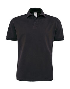 Polo publicitaire homme manches courtes | Heavymill Piqué Polo Black