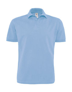 Polo publicitaire homme manches courtes | Heavymill Piqué Polo Sky Blue