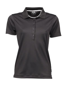 Polo publicitaire femme manches courtes | Teigar Dark Grey