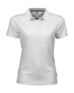 Polo publicitaire femme manches courtes | Teigar White