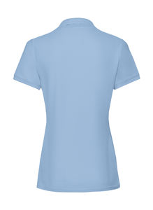 Polo publicitaire femme manches courtes | Ladies Premium Polo Sky Blue